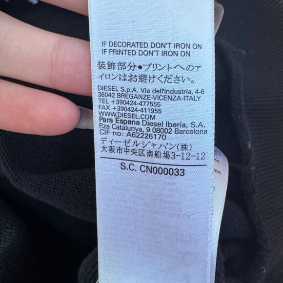 Diesel Faded S-Mirage USS Superior Embroidered Logo Hoodie Size M - Picture 11 of 16